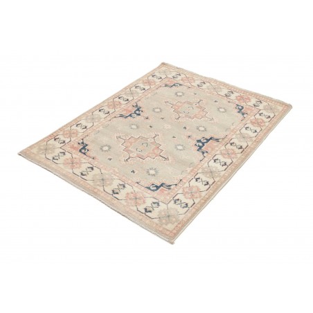 Tappeto Kazak Afghanistan bianco 105x135