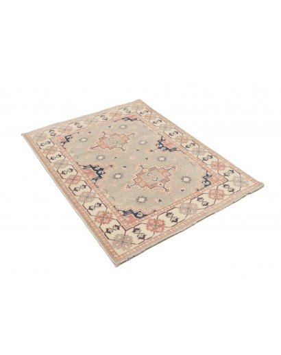 Tappeto Kazak Afghanistan bianco 105x135