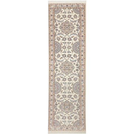 Tappeto Nain 9La Persia bianco verde 87x320