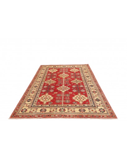 Tappeto Kazak Fine Pakistan rosso giallo 166x242