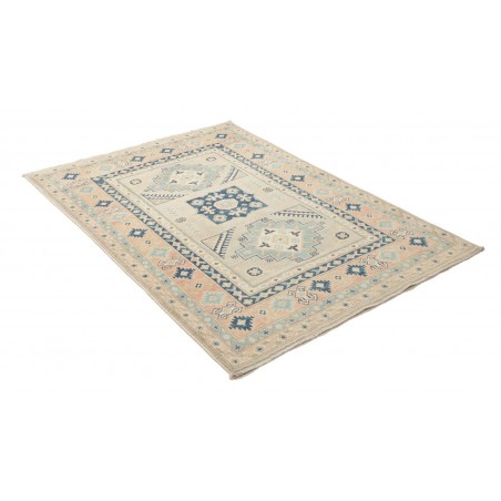 Tappeto Kazak Afghanistan bianco grigio 120x183