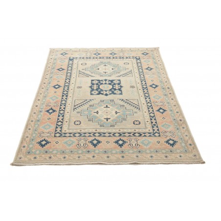 Tappeto Kazak Afghanistan bianco grigio 120x183