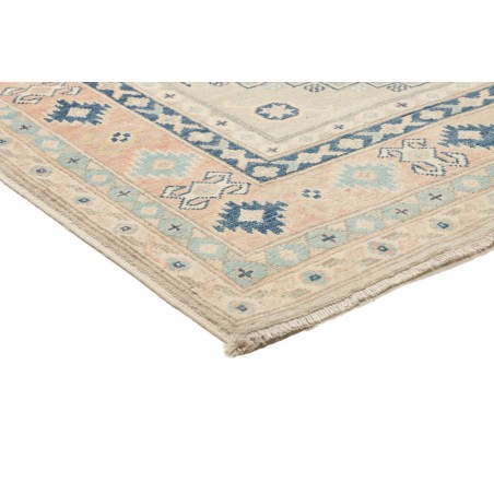 Tappeto Kazak Afghanistan bianco grigio 120x183