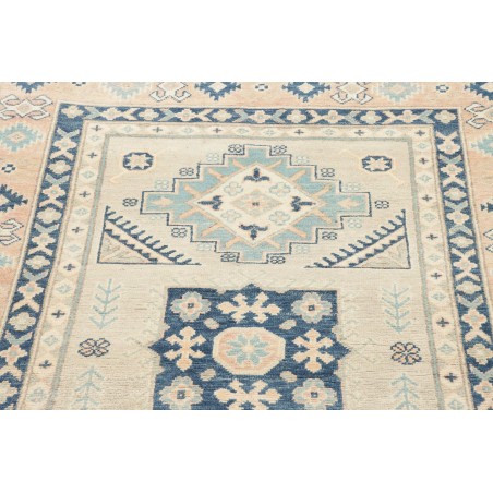 Tappeto Kazak Afghanistan bianco grigio 120x183
