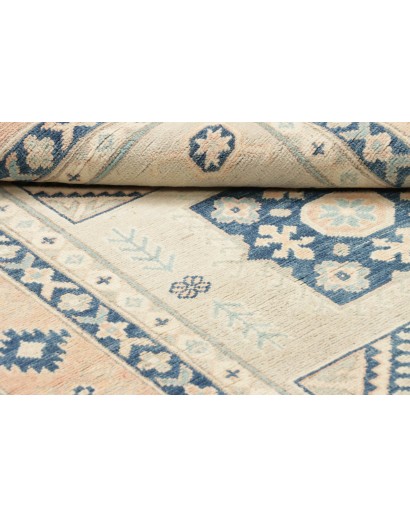 Tappeto Kazak Afghanistan bianco grigio 120x183