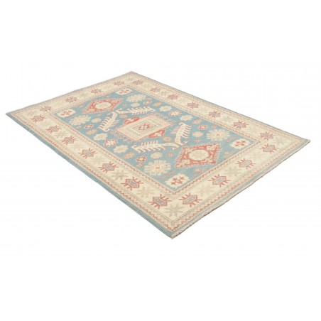 Tappeto Kazak Afghanistan bianco beige 127x186