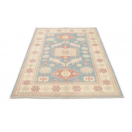 Tappeto Kazak Afghanistan bianco beige 127x186