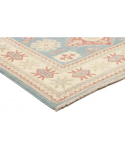 Tappeto Kazak Afghanistan bianco beige 127x186