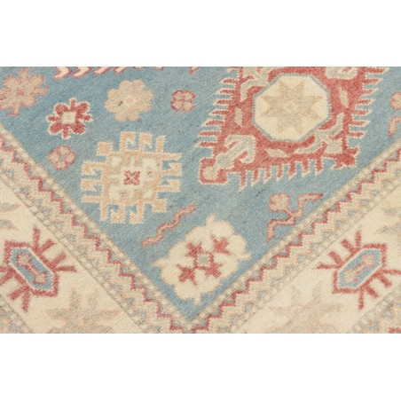 Tappeto Kazak Afghanistan bianco beige 127x186
