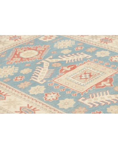 Tappeto Kazak Afghanistan bianco beige 127x186