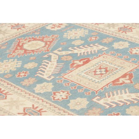 Tappeto Kazak Afghanistan bianco beige 127x186