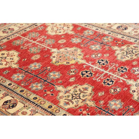 Tappeto Kazak Fine Pakistan rosso giallo 166x242