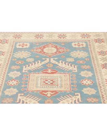 Tappeto Kazak Afghanistan bianco beige 127x186