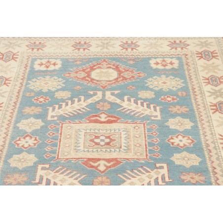 Tappeto Kazak Afghanistan bianco beige 127x186