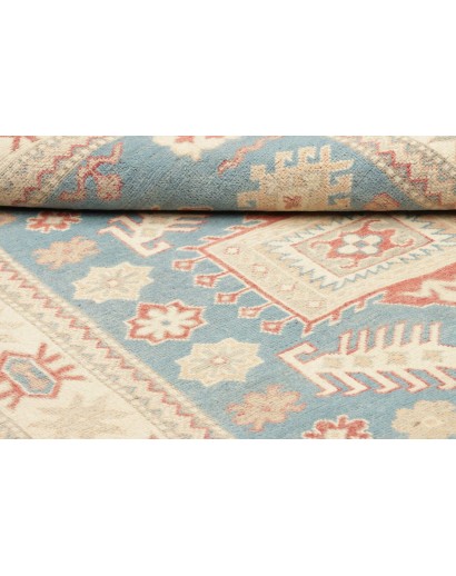 Tappeto Kazak Afghanistan bianco beige 127x186
