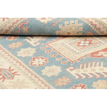 Tappeto Kazak Afghanistan bianco beige 127x186