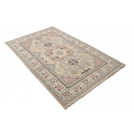 Tappeto Kazak Afghanistan beige azzurro 122x189