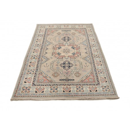 Tappeto Kazak Afghanistan beige azzurro 122x189