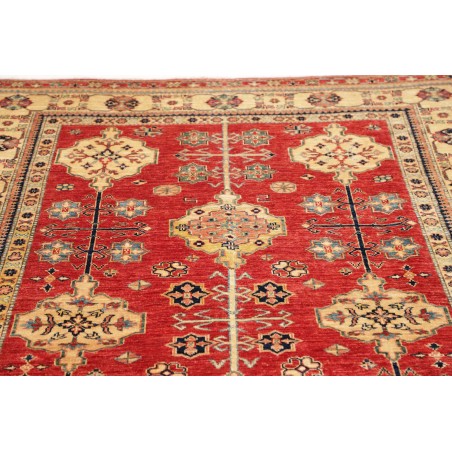 Tappeto Kazak Fine Pakistan rosso giallo 166x242