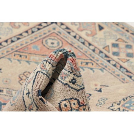 Tappeto Kazak Afghanistan beige azzurro 122x189