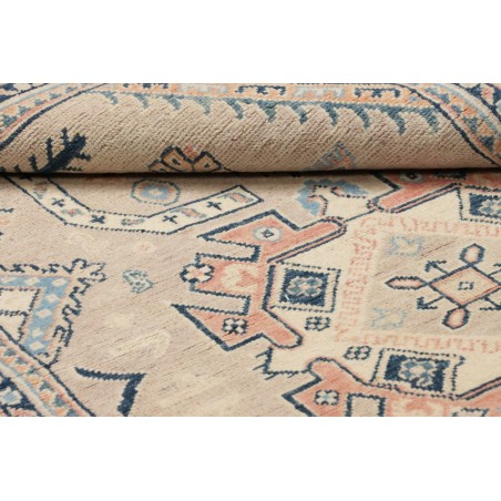 Tappeto Kazak Afghanistan beige azzurro 122x189
