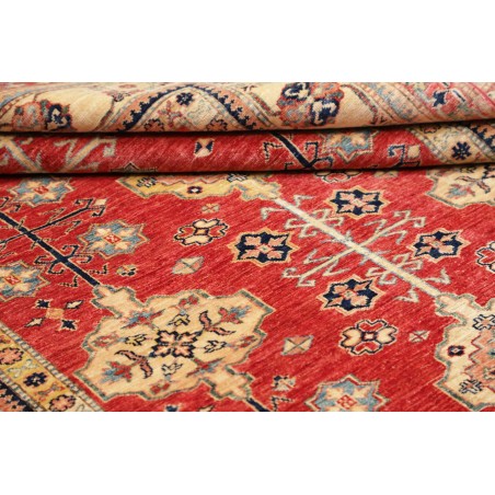 Tappeto Kazak Fine Pakistan rosso giallo 166x242