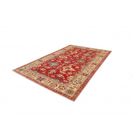 Tappeto Kazak Fine Pakistan rosso giallo 204x299