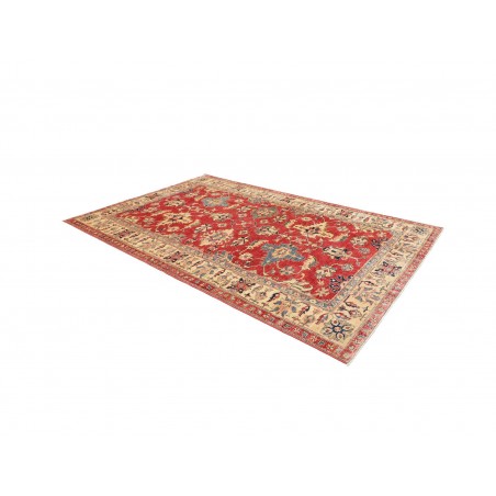 Tappeto Kazak Fine Pakistan rosso giallo 204x299