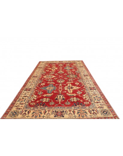 Tappeto Kazak Fine Pakistan rosso giallo 204x299