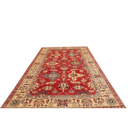 Tappeto Kazak Fine Pakistan rosso giallo 204x299