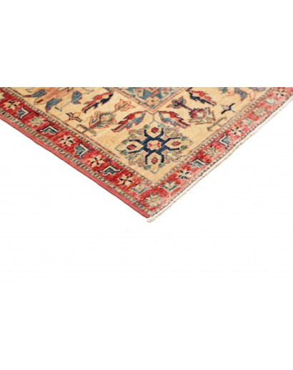 Tappeto Kazak Fine Pakistan rosso giallo 204x299