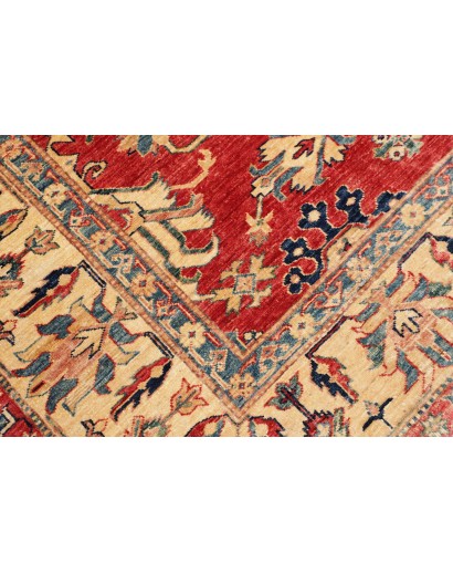 Tappeto Kazak Fine Pakistan rosso giallo 204x299