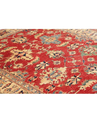 Tappeto Kazak Fine Pakistan rosso giallo 204x299