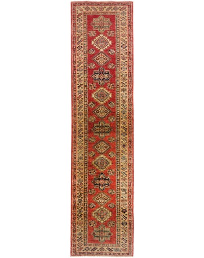 Tappeto Kazak Fine Pakistan rosso 73x317