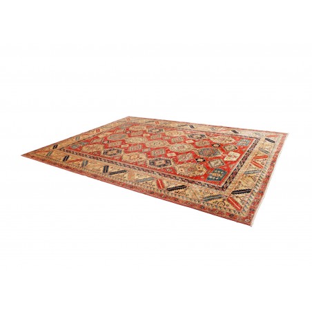 Tappeto Kazak Fine Pakistan arancione blu 275x352