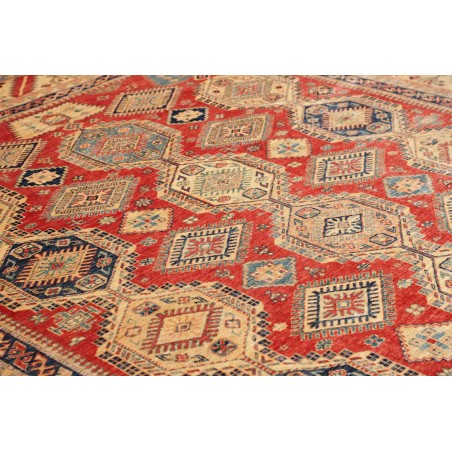 Tappeto Kazak Fine Pakistan arancione blu 275x352