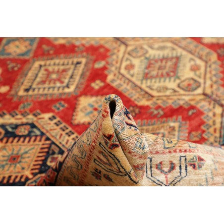 Tappeto Kazak Fine Pakistan arancione blu 275x352