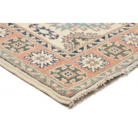 Tappeto Kazak Afghanistan beige azzurro 87x136