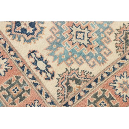 Tappeto Kazak Afghanistan beige azzurro 87x136