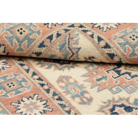 Tappeto Kazak Afghanistan beige azzurro 87x136