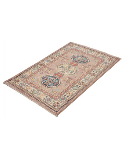 Tappeto Kazak Afghanistan marrone beige 82x126