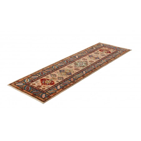 Tappeto Kazak Fine Pakistan marrone grigio 59x193