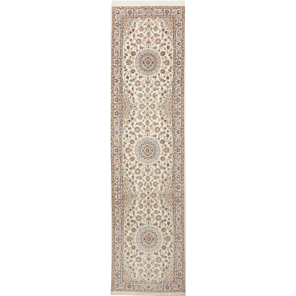 Tappeto Nain 6La Persia beige verde 80x336 Tappeto Nain 6La Persia beige verde 80x336
