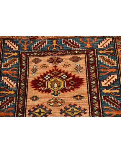 Tappeto Kazak Fine Pakistan marrone grigio 59x193