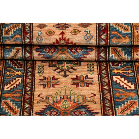 Tappeto Kazak Fine Pakistan marrone grigio 59x193