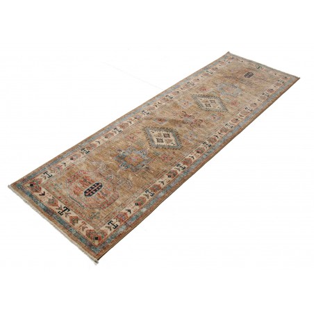 Tappeto Kazak Fine Pakistan marrone grigio 76x249