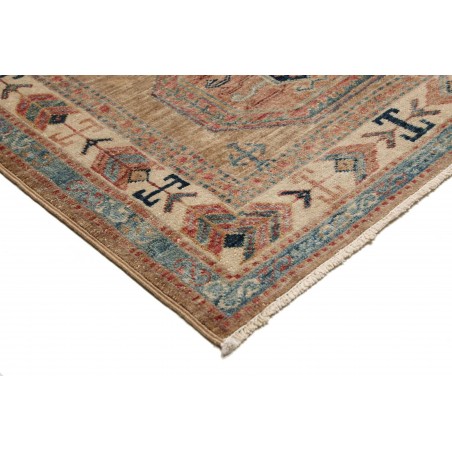 Tappeto Kazak Fine Pakistan marrone grigio 76x249