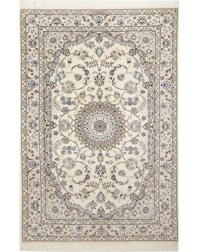 Tappeto Nain 6La Persia bianco 130x207