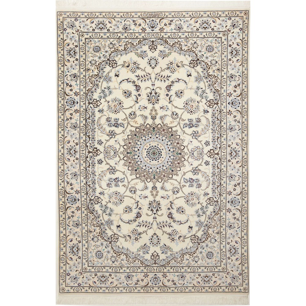 Tappeto Nain 6La Persia bianco 130x207 Tappeto Nain 6La Persia bianco 130x207
