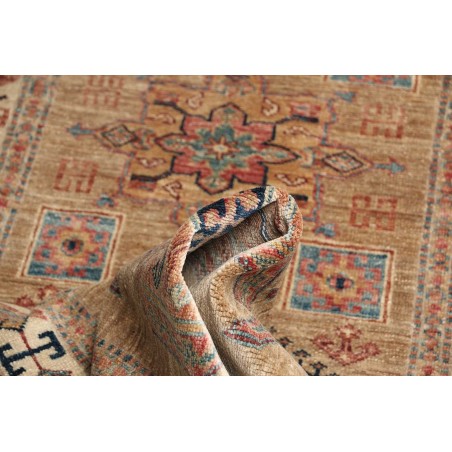 Tappeto Kazak Fine Pakistan marrone grigio 76x249